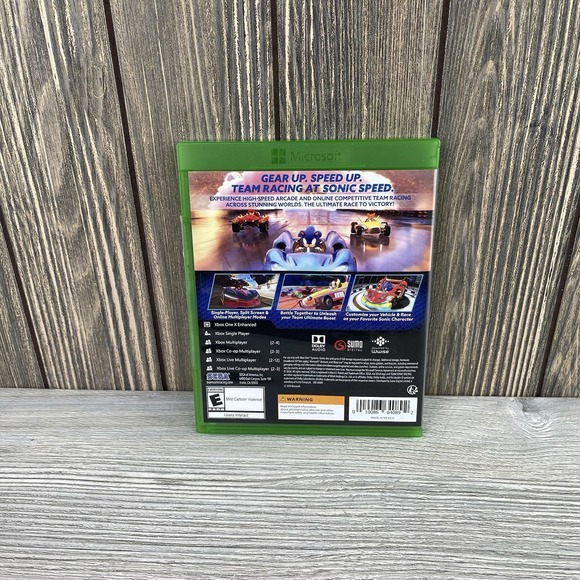 Team Sonic Racing (Microsoft Xbox One, 2019) CIB & Tested. - Picture 8 of 10